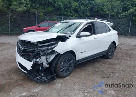 2024 Chevrolet Equinox Fwd Rs из США, поврежденный, VIN 3GNAXMEG0RS221656